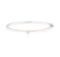 0.20 ctw Diamond Bangle Bracelet - 14KT White Gold