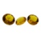 9.75 ctw.Natural Round Cut Citrine Quartz Parcel of Three