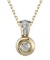 14k Yellow Gold 0.05CTW Diamond Pendant, (I1-I2/H-I)