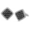 18k Gold 2.5CTW Diamond Cuff Links, (SI1-SI2/G-H)