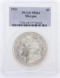 1921 PCGS MS64 Morgan Silver Dollar