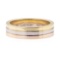 Cartier Tri-Color Wedding Band - 18KT Yellow, Rose and White Gold300