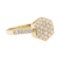 0.90 ctw Diamond Ring - 14KT Yellow Gold