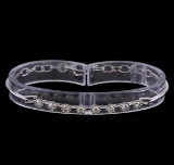 0.90 ctw Diamond Bracelet - 14KT White Gold