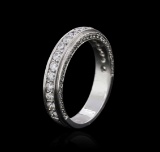 14KT White Gold 0.63 ctw Diamond Ring