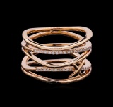 0.19 ctw Diamond Ring - 14KT Rose Gold