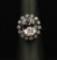 5.18 ctw Morganite and Diamond Ring - 14KT White Gold