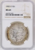 1902-O $1 Morgan Silver Dollar Coin NGC MS64