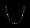 Amethyst Necklace - 14KT Yellow Gold