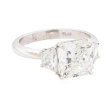 4.43 ctw Diamond Wedding Ring - Platinum