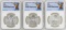 Lot of 1982Mo/1983Mo/1985Mo Mexico Libertad Onza Silver Coins NGC MS66