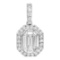 14k Gold 0.69CTW Diamond Pendant, (VS2-SI1/G-H)