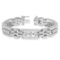 14K White Gold 1.30CTW Diamond Bracelet, (SI3/F-G)