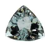4.05 ct.Natural Trilliant Cut Aquamarine
