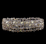 20.40 ctw Diamond Bracelet - 18KT White Gold