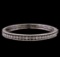 2.30 ctw Diamond Bangle Bracelet - 14KT White Gold