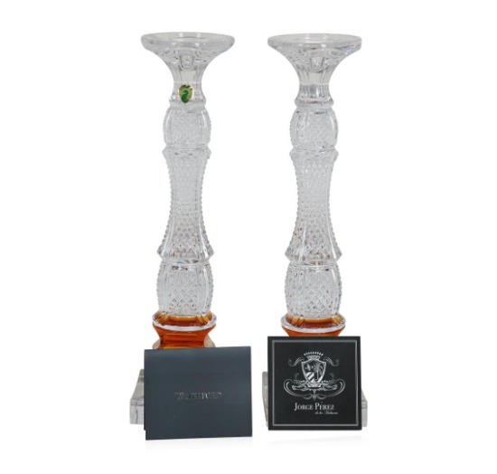Waterford Golden Age Crystal Candlesticks
