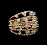 14KT Rose Gold 1.00 ctw Diamond Ring