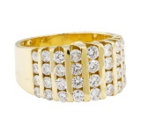 1.90 ctw Diamond Ring - 18KT Yellow Gold