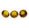 16.35 ctw.Natural Round Cut Citrine Quartz Parcel of Three