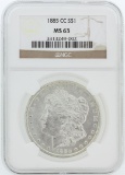 1885-CC NGC MS63 Morgan Silver Dollar