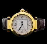 Cartier Pasha Jumbo 18KT Yellow Gold Watch