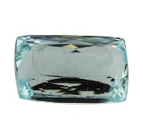 13.19 ct.Natural Cushion Cut Aquamarine