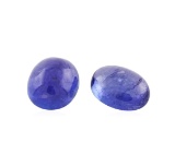 13.07 ctw. Oval Cabochon Cut Tanzanite Parcel