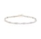 0.78 ctw Diamond Tennis Bracelet - 14KT White Gold