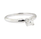 0.43 ctw Diamond Solitaire Ring - 14KT White Gold