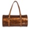 Louis Vuitton Bronze Vernis Leather Bedford Barrel Bag