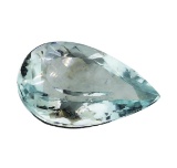 4.30 ct.Natural Pear Cut Aquamarine