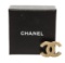 Chanel Gold Woven CC Logo Brooch