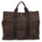 Hermes Gray Canvas Fourre Tout MM Tote Bag