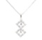 0.59 ctw Diamond Pendant & Chain - 14 and 18KT White Gold