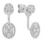 14k Gold 0.99CTW Diamond Earrings, (SI1-SI2)