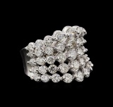 14KT White Gold 5.15 ctw Diamond Ring