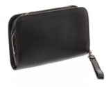 Louis Vuitton Black Taiga Leather Baikal Wristlet Clutch Bag