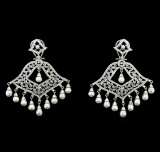 2.95 ctw Diamond Earrings - 14KT White Gold