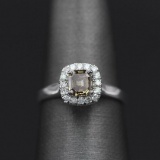 0.80 ctw Diamond Ring - 14KT White Gold