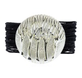 Multi Strand Bracelet - Rhodium Plated