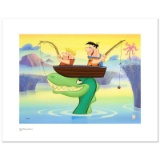 Fred and Barney Fishing by Hanna-Barbera
