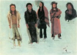 Five Indians by Albert Bierstadt