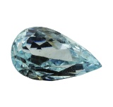 5.98 ct.Natural Pear Cut Aquamarine