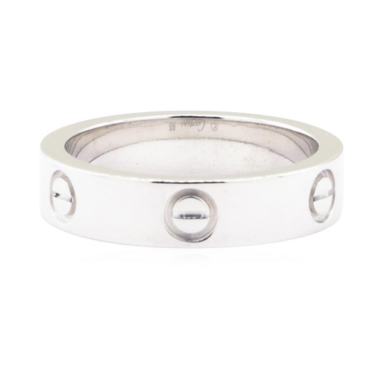 Cartier Love Ring - 18KT White Gold