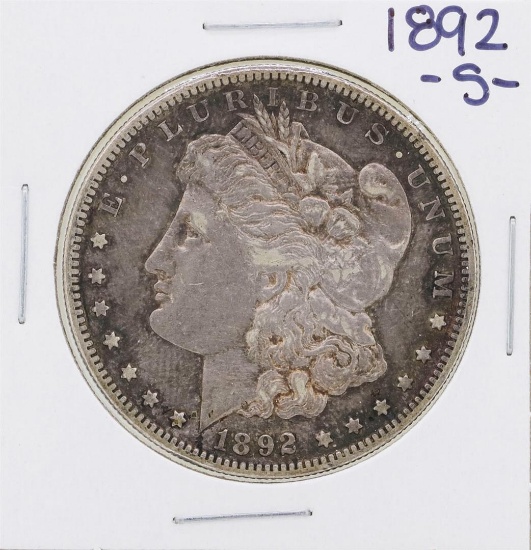 1892-S $1 Morgan Silver Dollar Coin