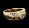 14KT Yellow Gold 0.45 ctw Diamond Ring