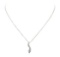 0.50 ctw Diamond Journey of Life Pendant with Chain - 10KT White Gold
