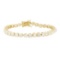 11.19 ctw Diamond Tennis Bracelet - 14KT Yellow Gold