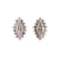 2.00 ctw Diamond Earrings - 14KT White Gold